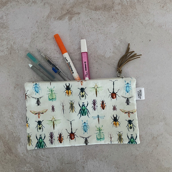 insects bits and bobs bags cosmetics bag