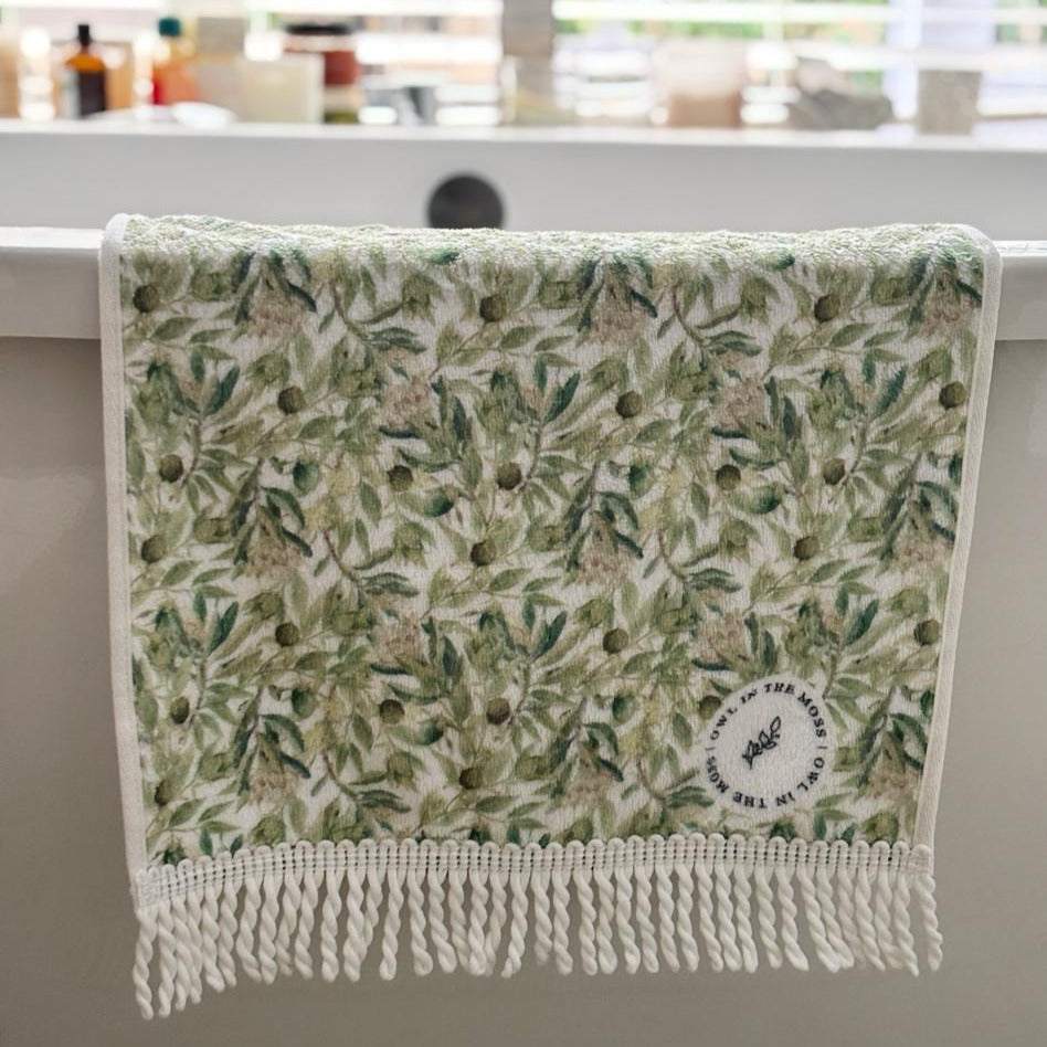 guest towel protea botanical cotton