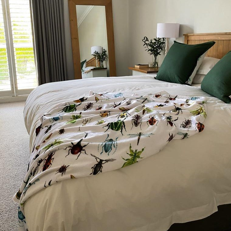 fleece blanket insects medium