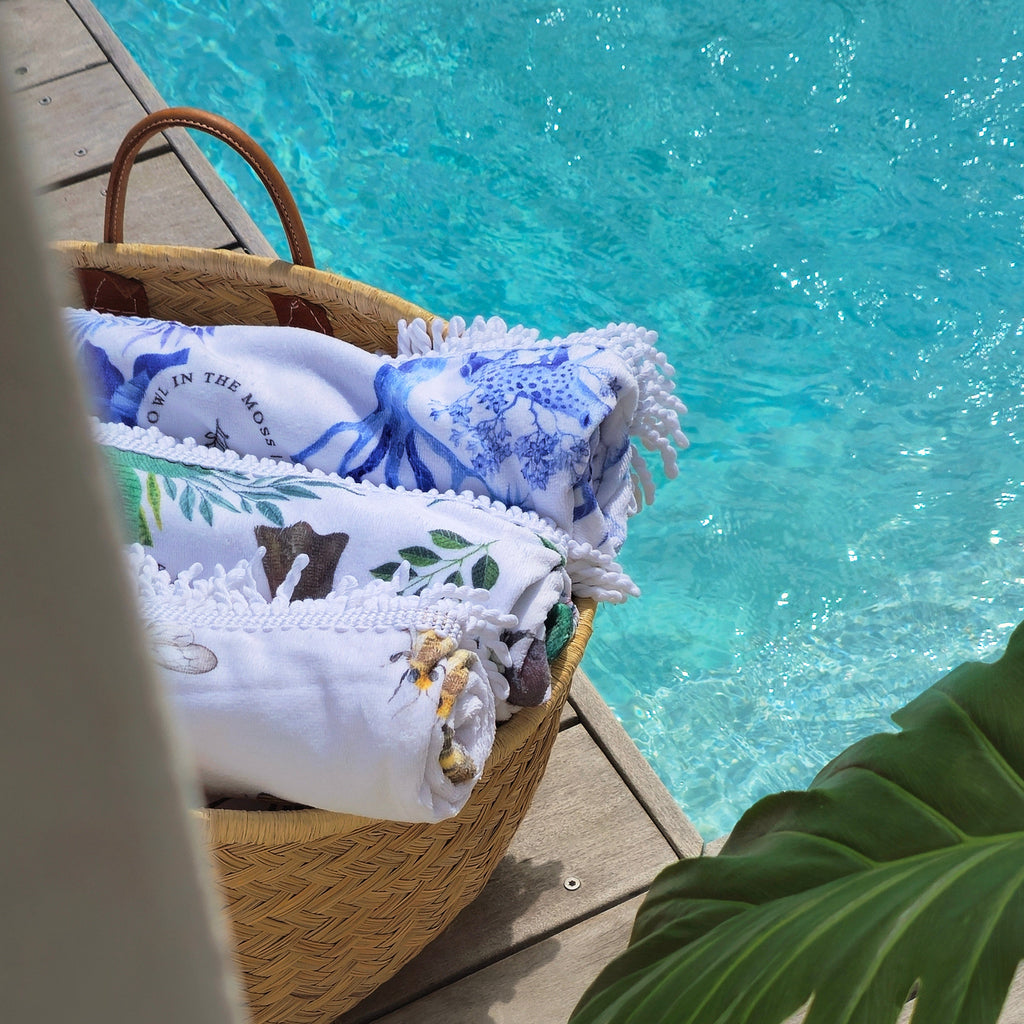 towels at pool