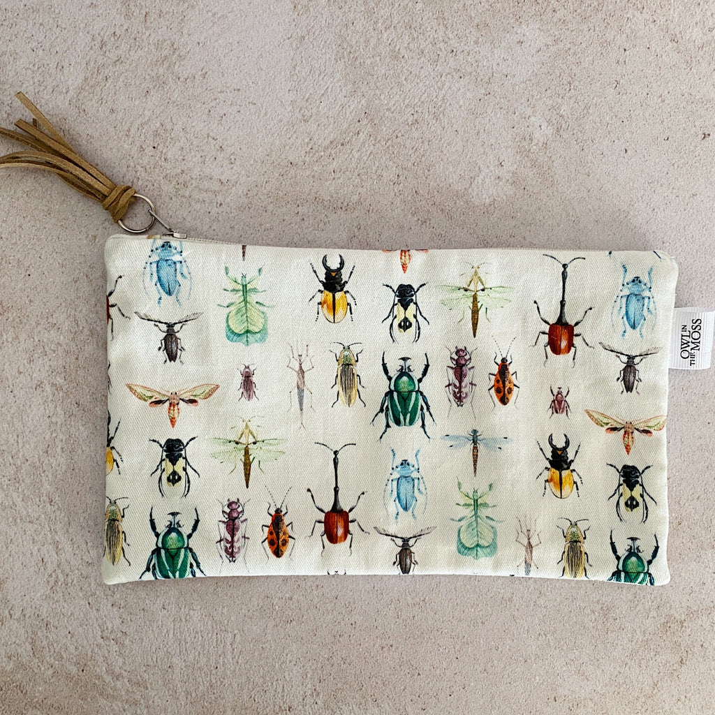 insects bits and bobs bags cosmetics bag