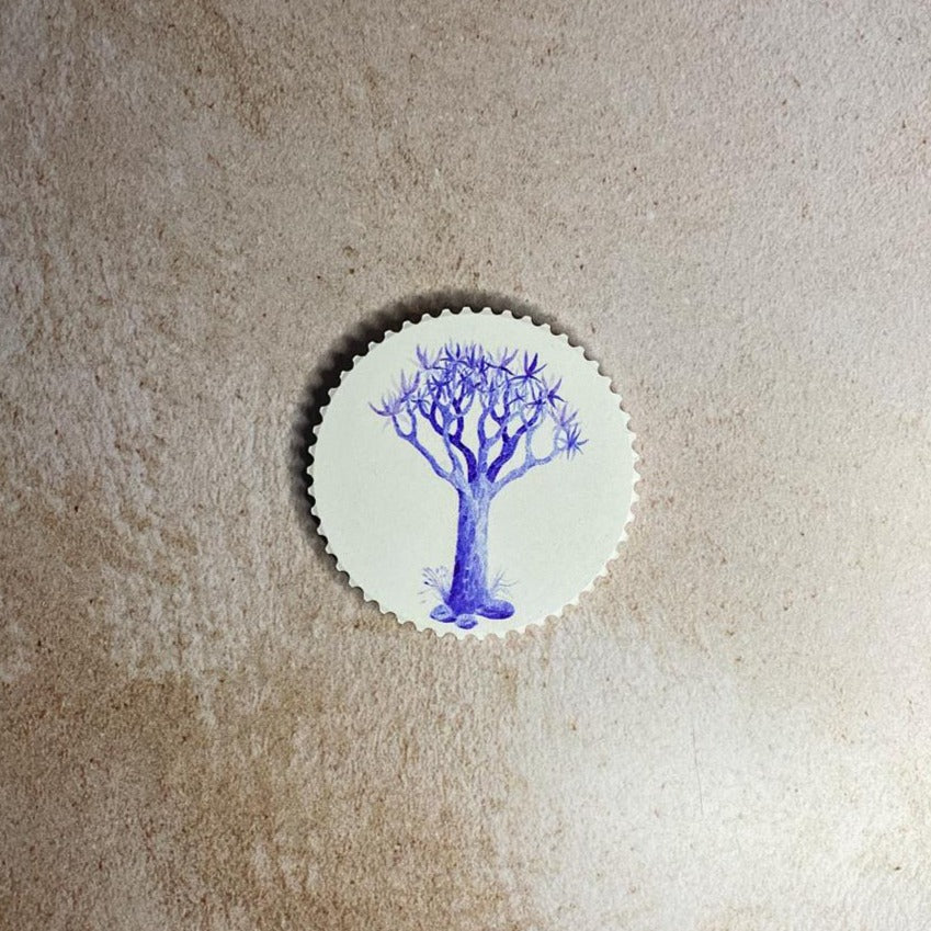 fridge magnets African delft animals