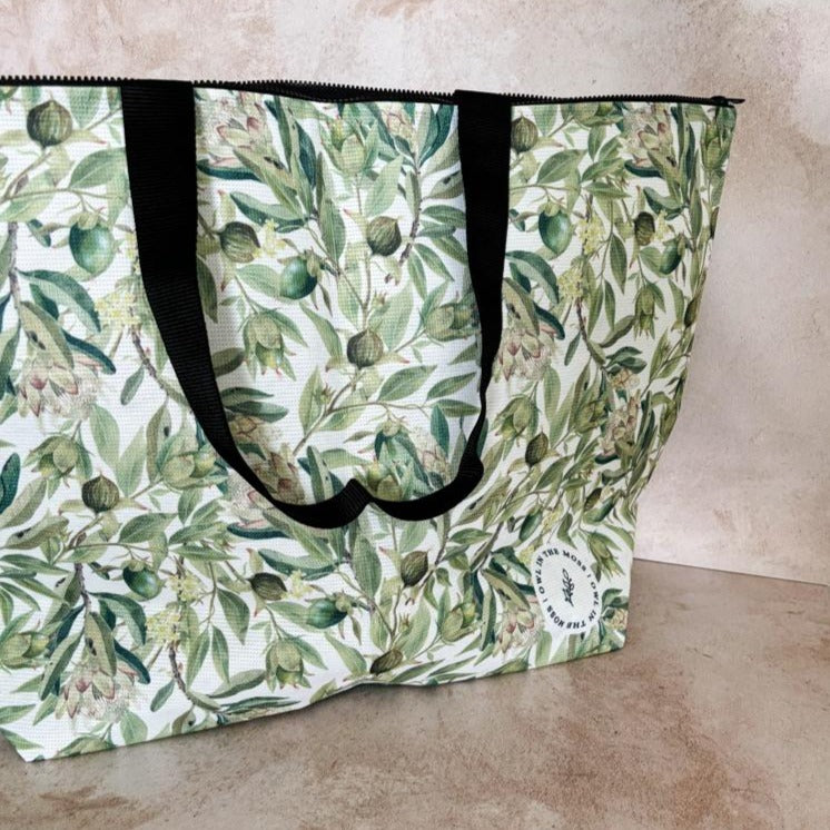 tote bag botanical recycled plastic material made in south africa