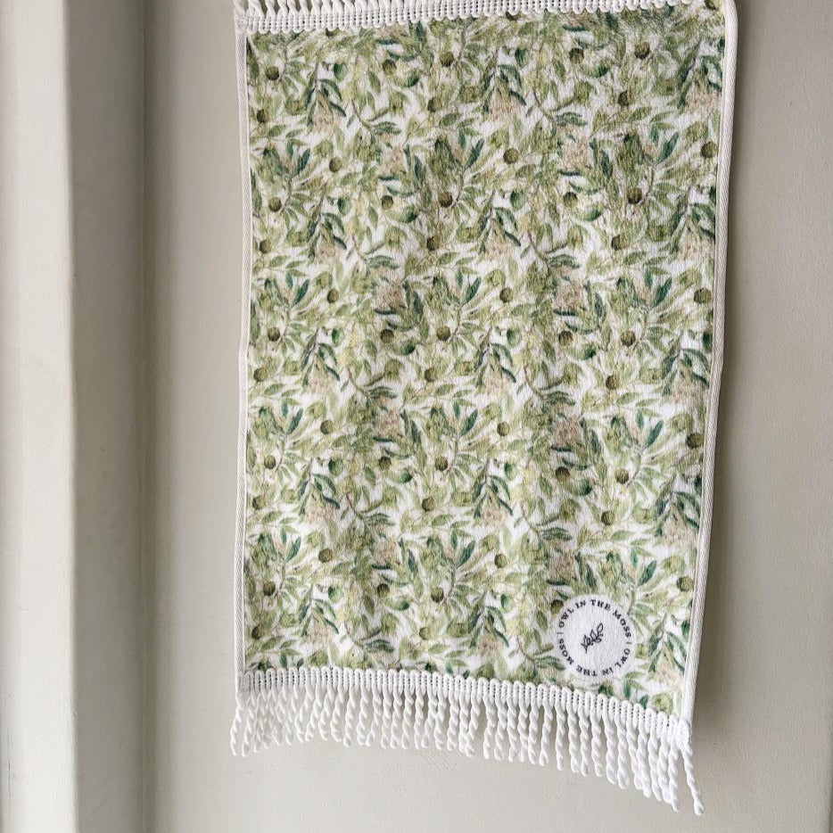 guest towel protea botanical cotton