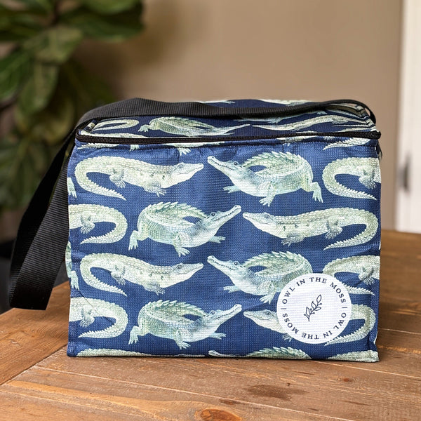 navy crocs cooler bag recycled plastic material