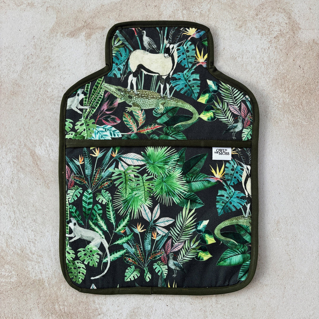Hot water bottle covers charcoal wildings