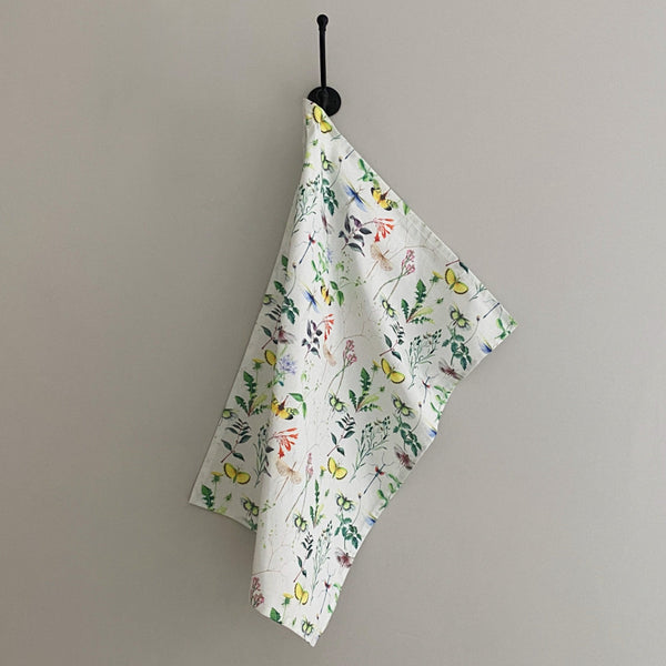 tea towel Wildflowers kitchen