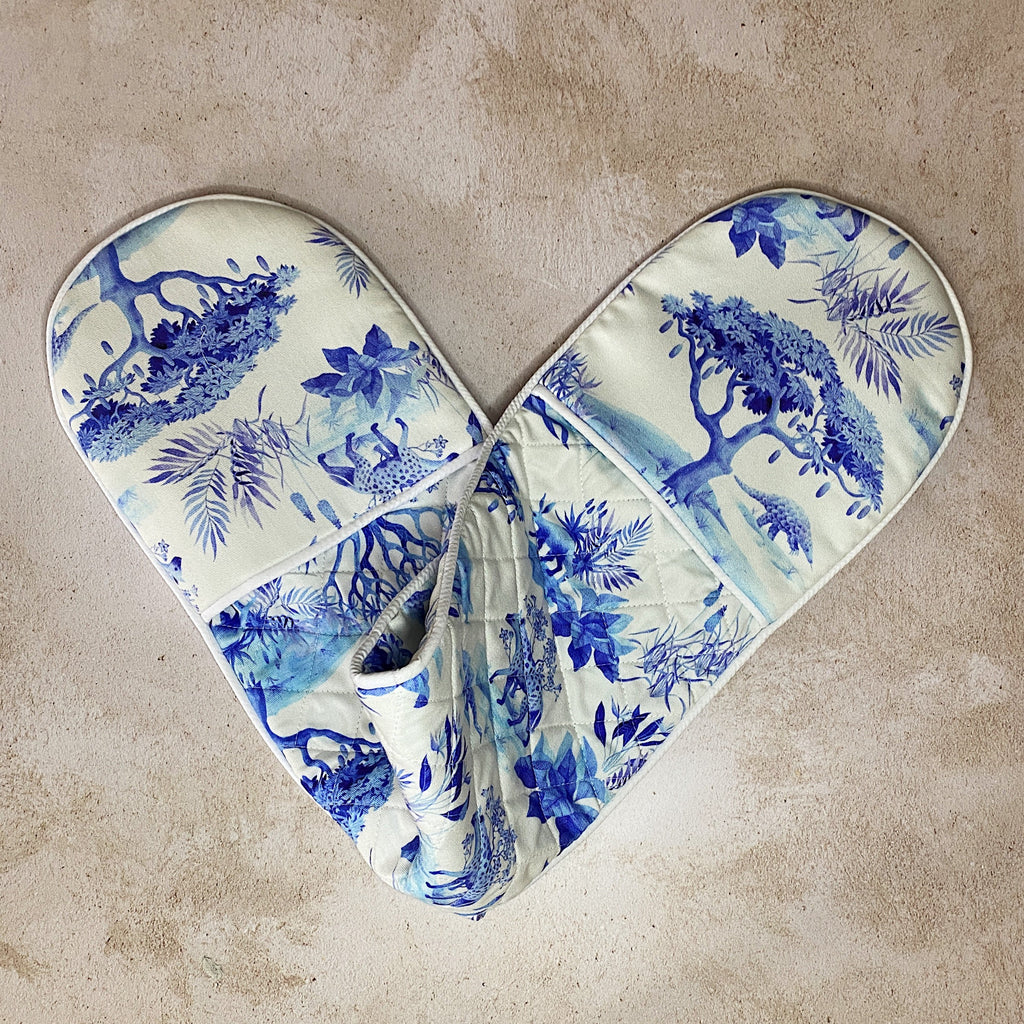 oven glove kitchen african delft