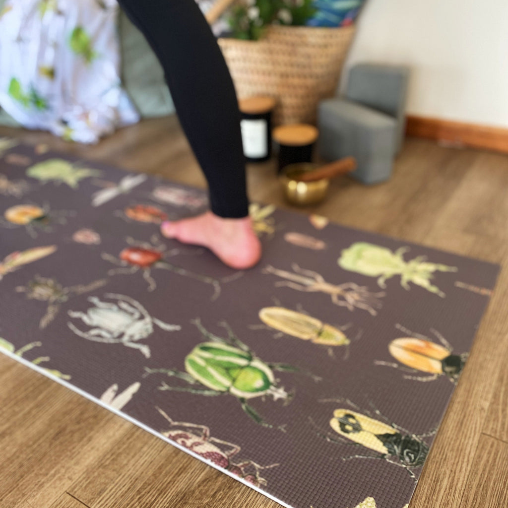 yoga mat insects exercise mat