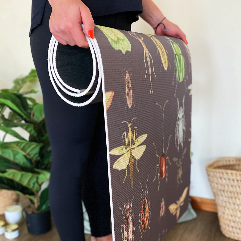 yoga mat insects exercise mat