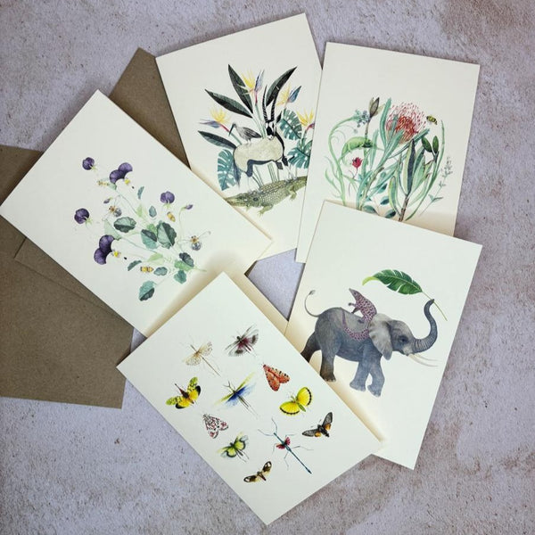 blank gift cards nature