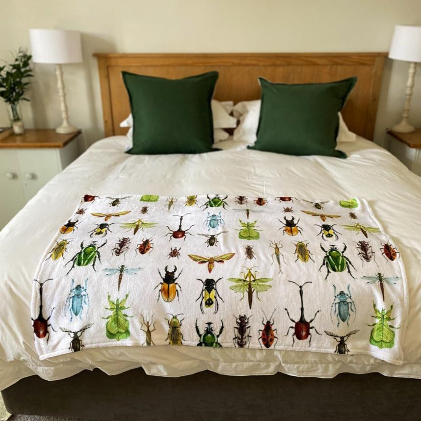 fleece blanket insects medium