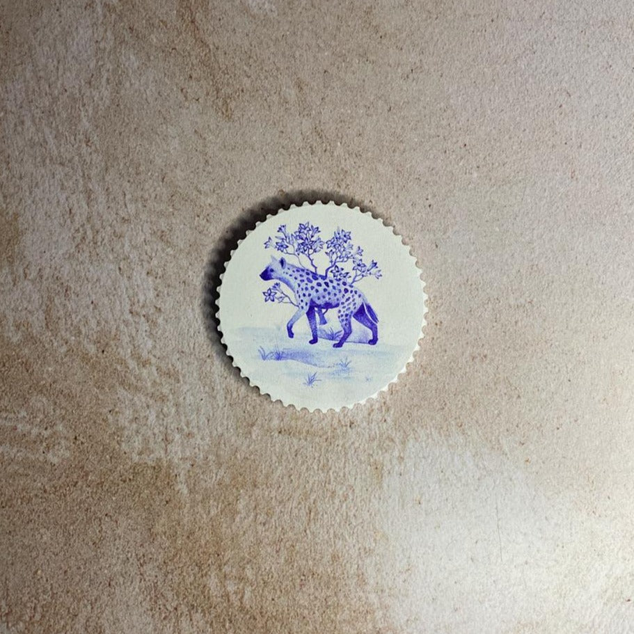 fridge magnets African delft animals