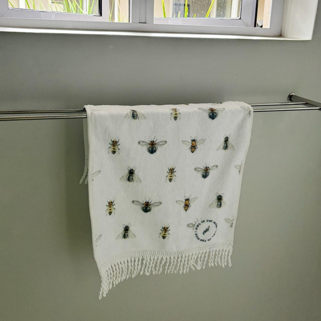 guest towel bee cotton