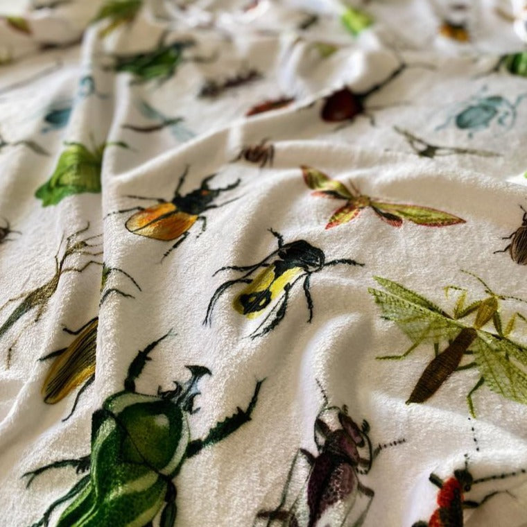 fleece blanket insects medium