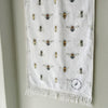 guest towel bee cotton