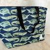  Navy croc tote bag recycled plastic material made in south africa