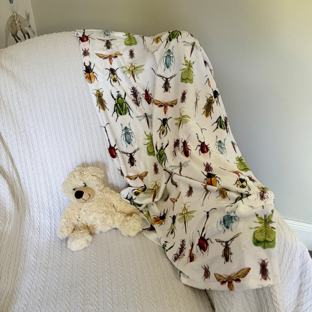 baby fleece blanket insects