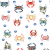 Travel Mug Crabs design