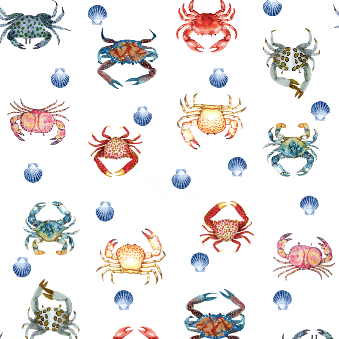 Travel Mug Crabs design
