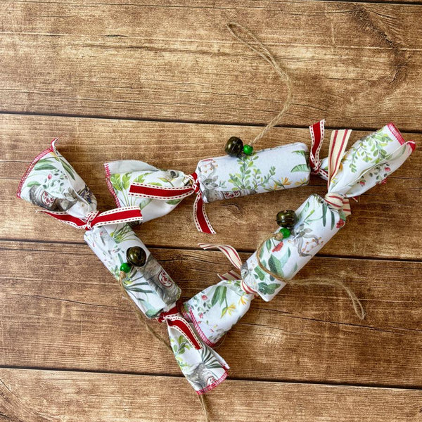 Decorative Christmas cracker ornament or decor 