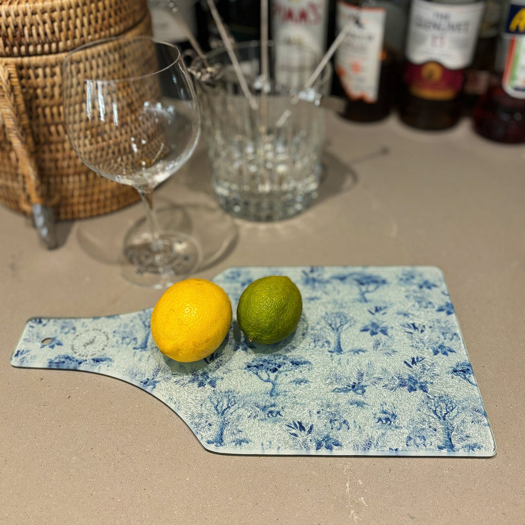 African Delft glass paddle board bar 