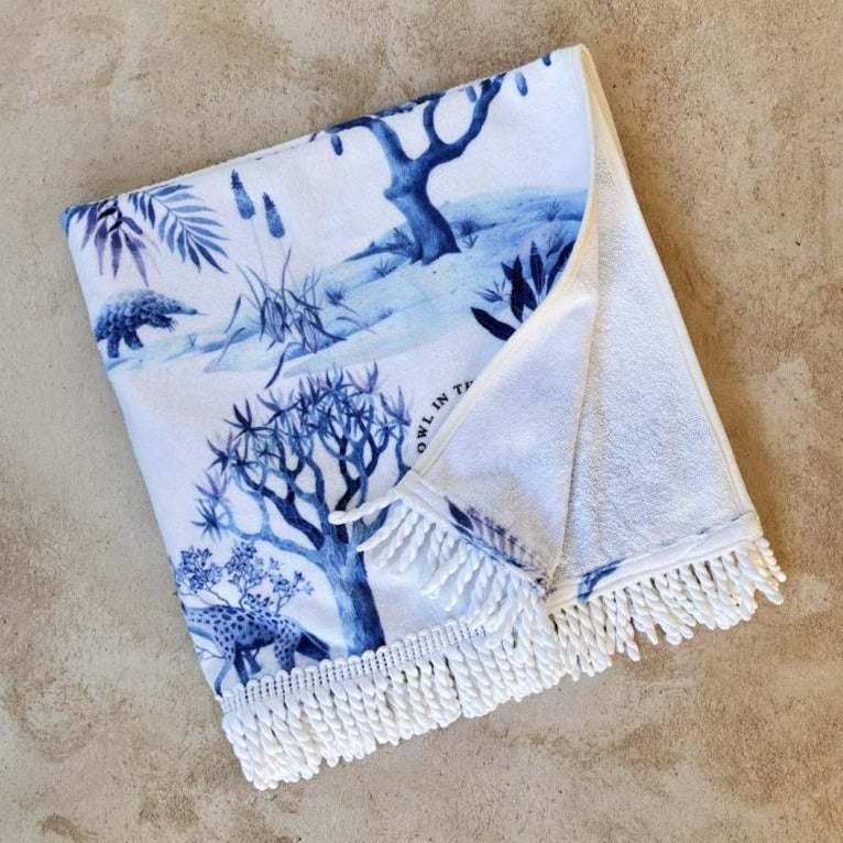 towel african delft 