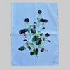 pansy tea towel bees