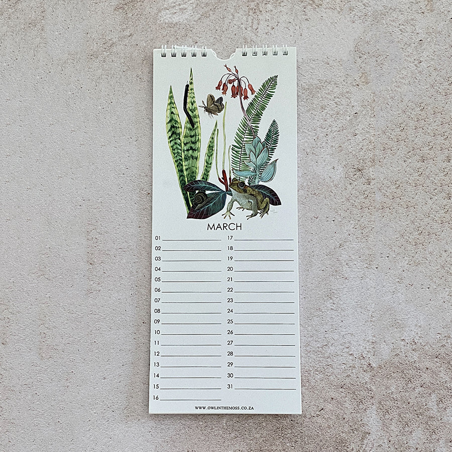 events calendar fauna flora 