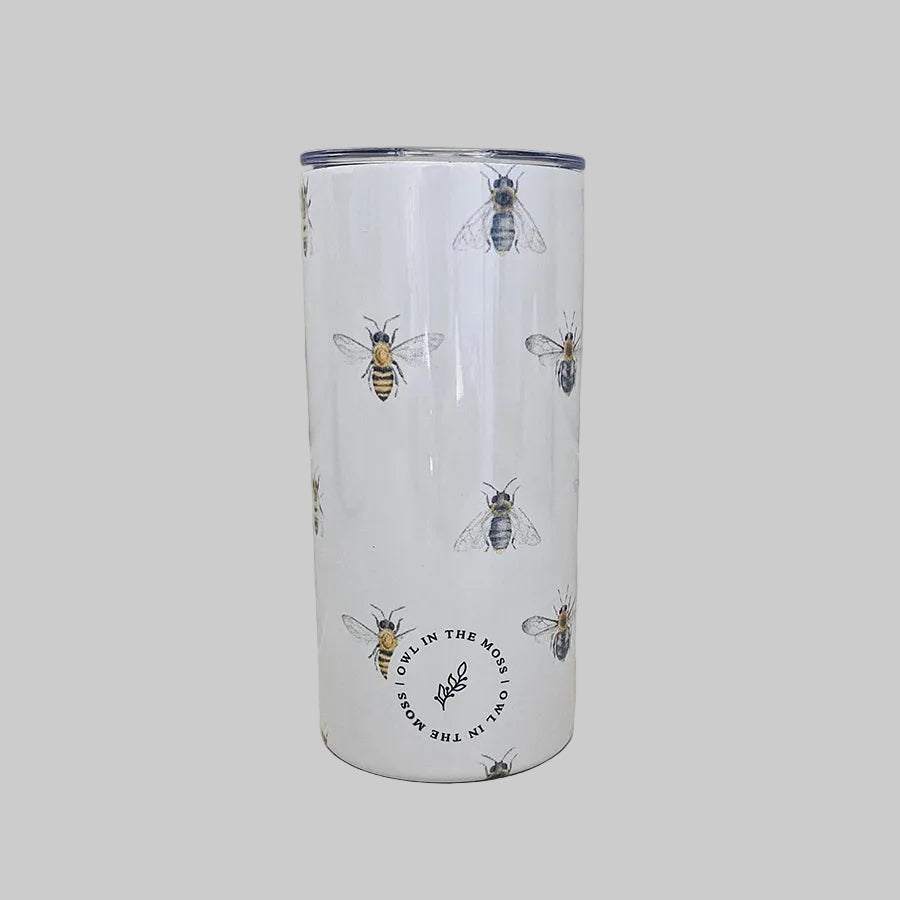 travel mug bee design insects insulated thermos nature 