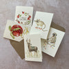 Christmas card set African animals 